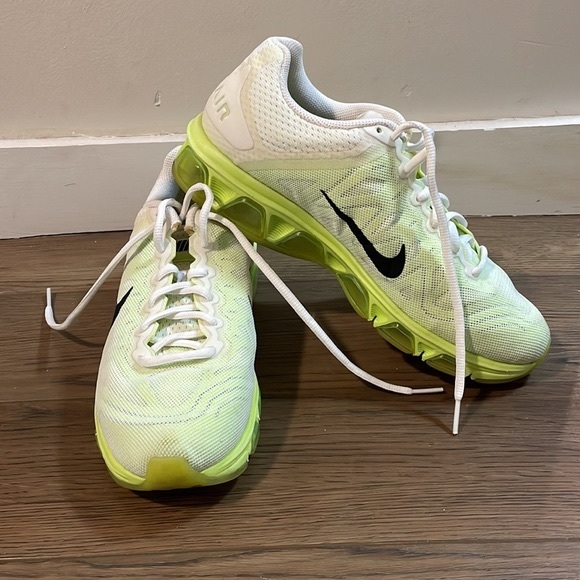 Nike Shoes White And Lime Green Nike Airmax Poshmark